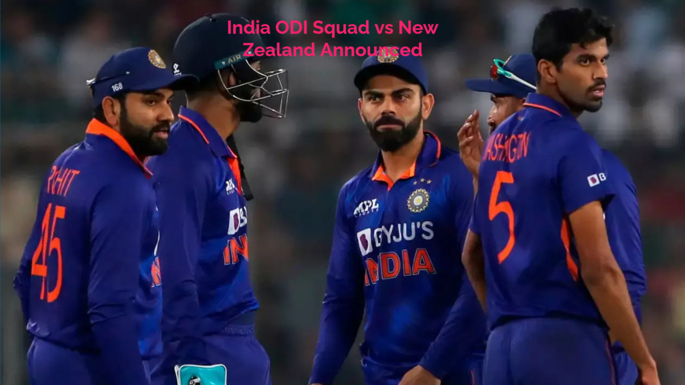 IND vs NZ ODI Series: India ODI Squad for New Zealand Announced, Shahbaz Ahmed and Shardul Thakur added